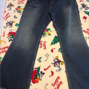 Maurices Dark Blue Flare Jeans